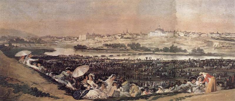 Francisco Goya The Meadow of San Isidro Spain oil painting art